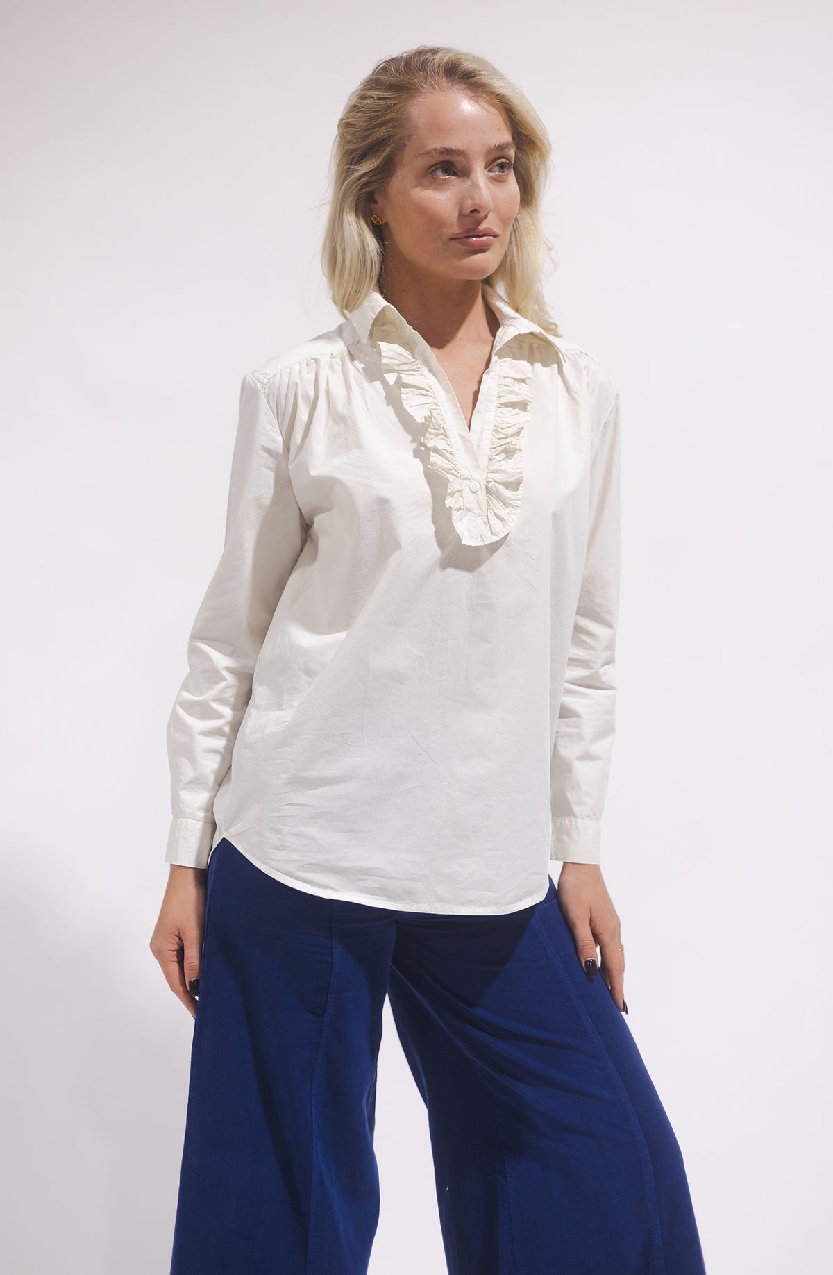 Adela Shirt - White Ice