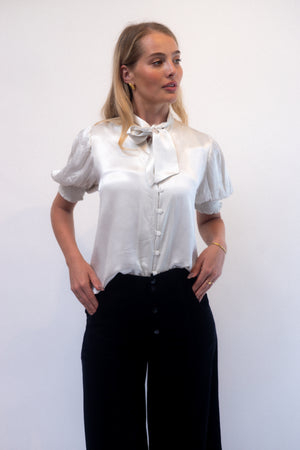 Annabelle Top - White Ice