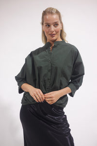 Ruby Top - Myrtle Green