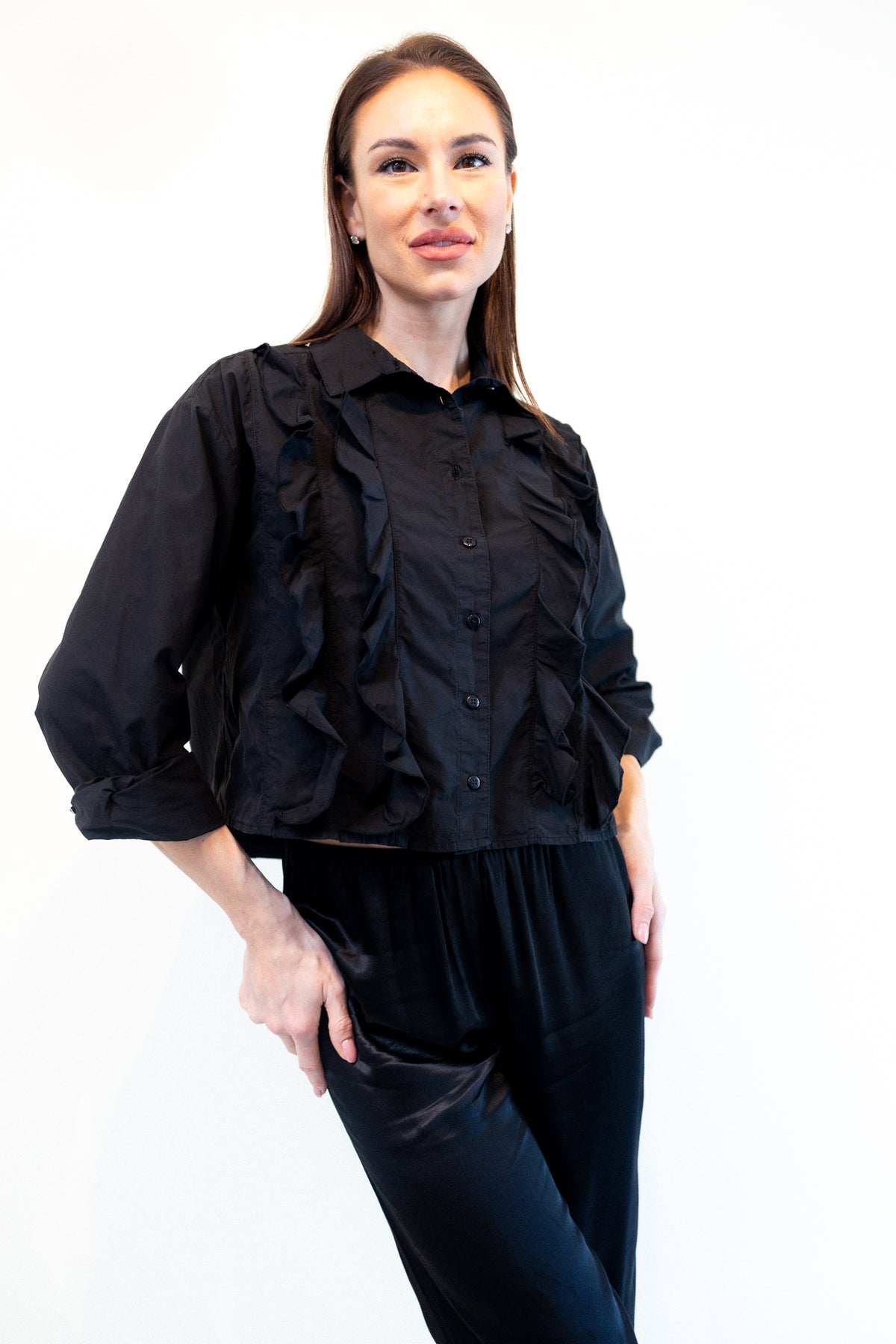 Sabrina Top - Black