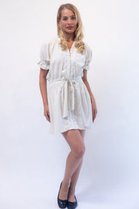 Abby Dress - White Ice