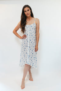 Nala Dress - Blue Star Print