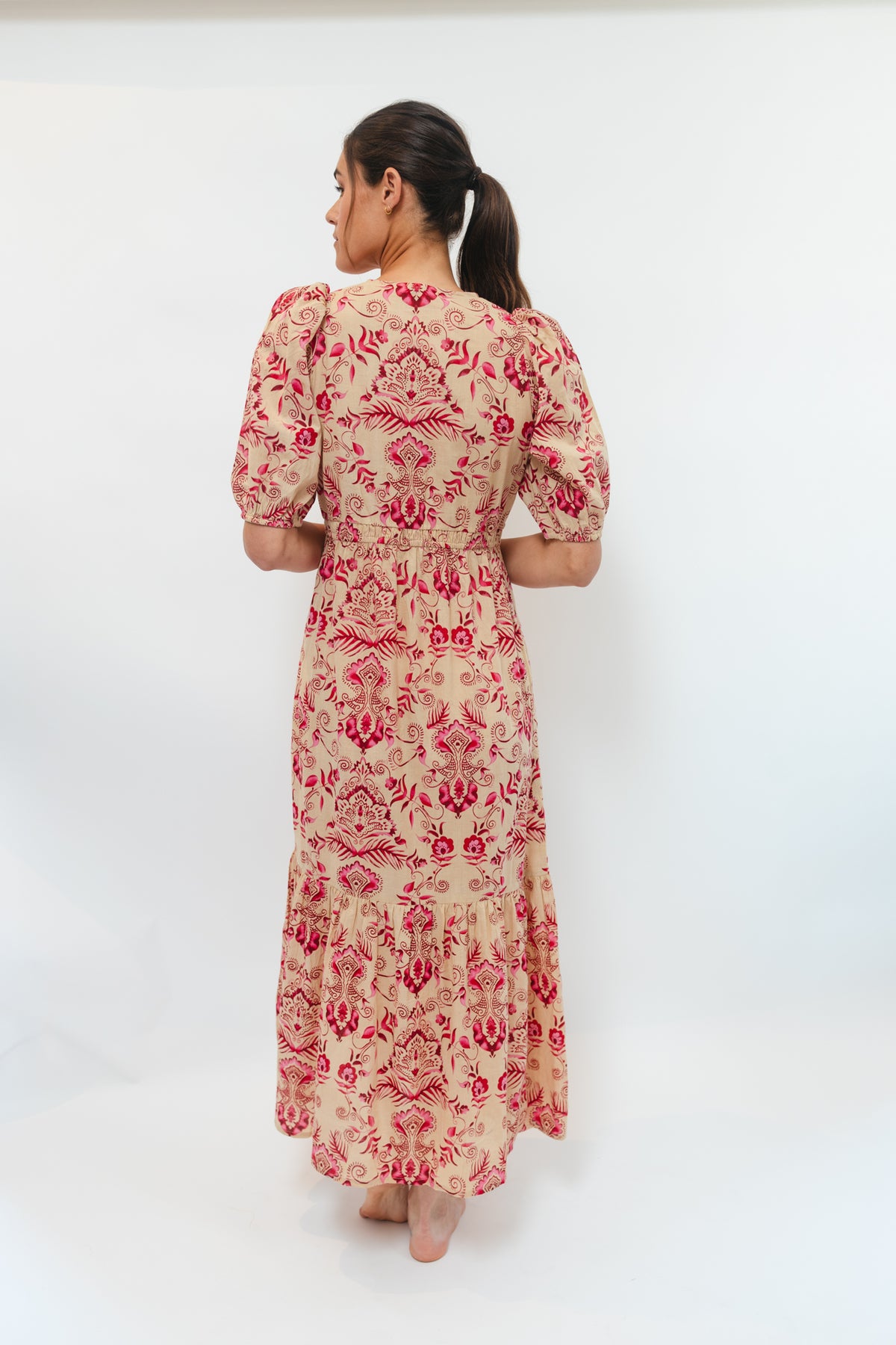 Elena Dress - Nantucket Garden Print