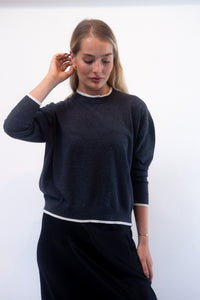 Eloise Sweater - Wall Street & White Ice