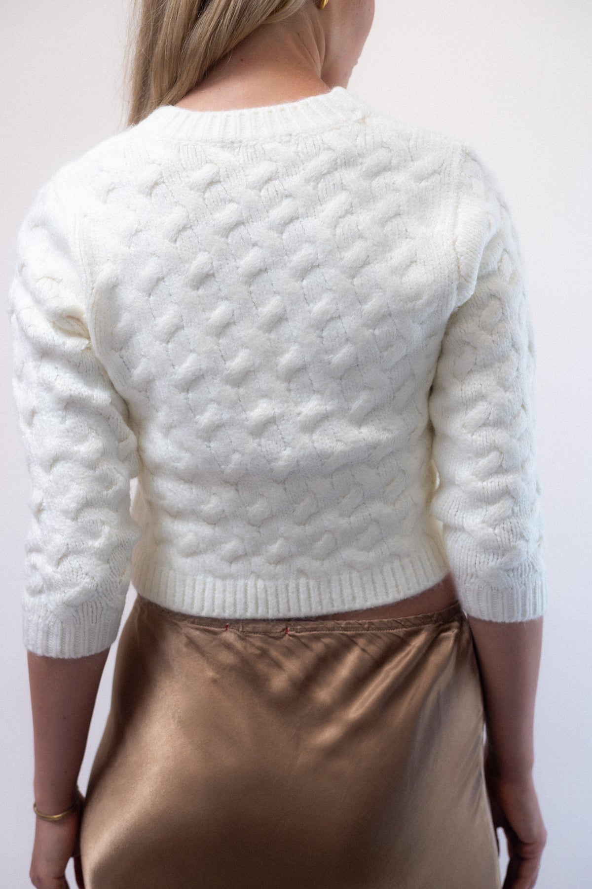 Elias Sweater - White Ice