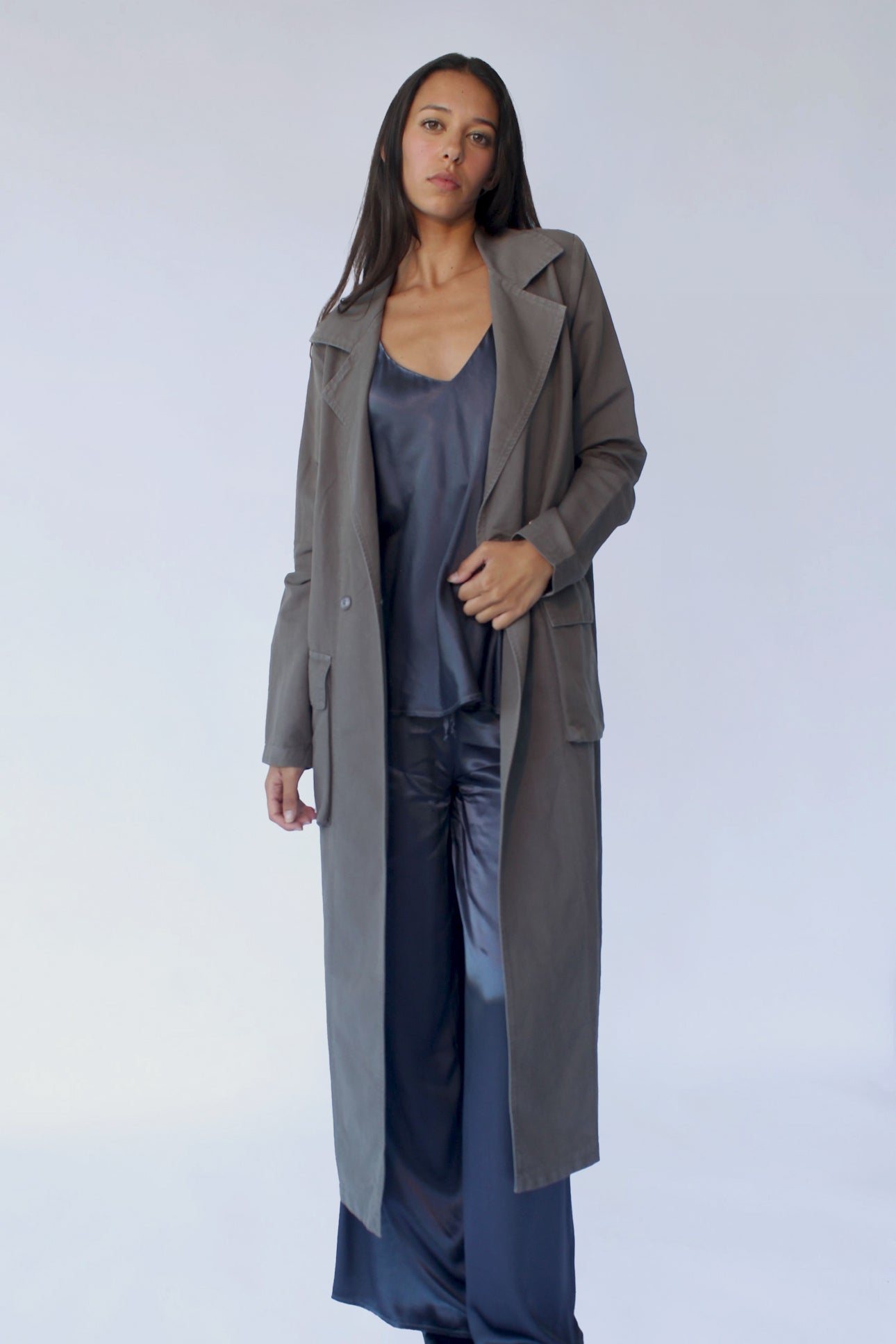 Long Coat - Ash